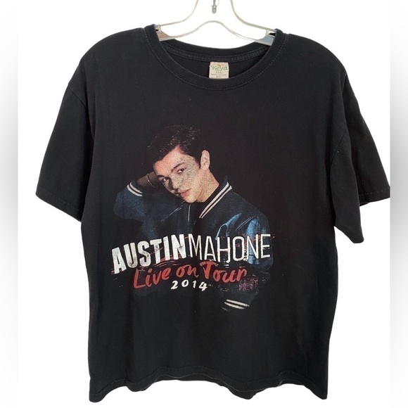 Austin Mahone 2014 Live on Tour T Shirt Adult Med - Picture 1 of 9
